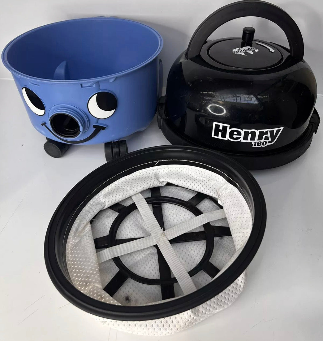 Henry Bagged Cylinder Single Speed Vacuum Cleaner - Blue